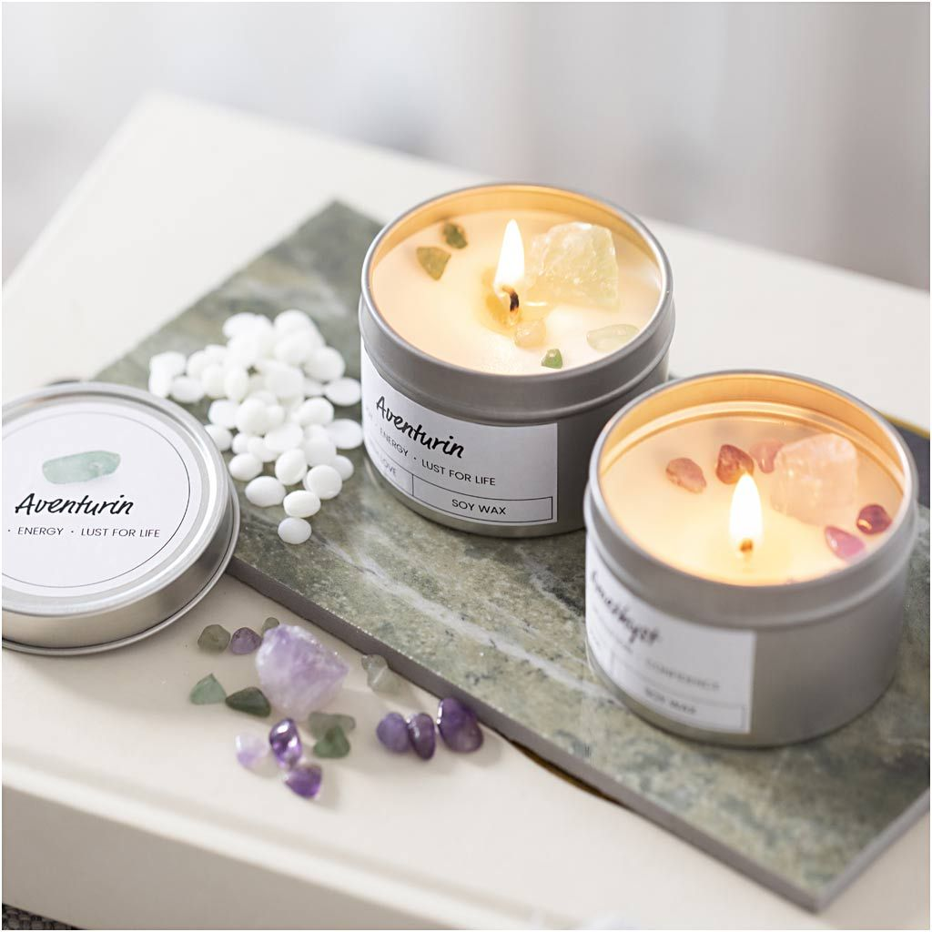 Kreativní sada Mini Craft Kit Candle Making Crystals