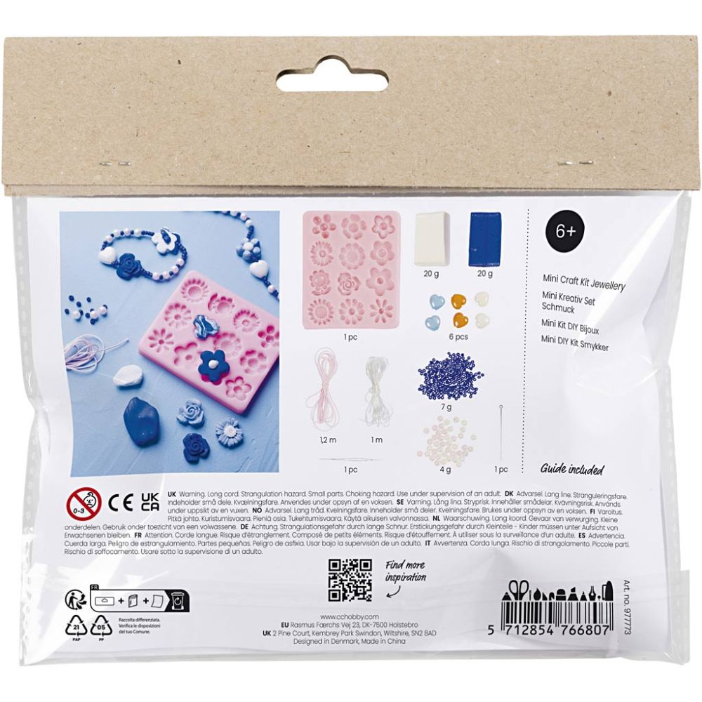 Kreativní sada Mini Craft Kit Jewellery Flowers