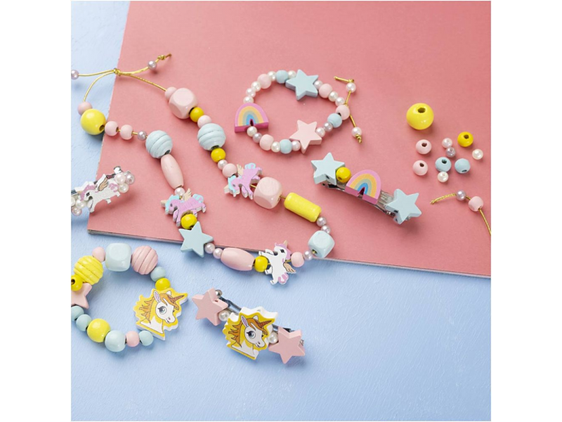 Kreativní sada Šperky z korálků s jednorožcem