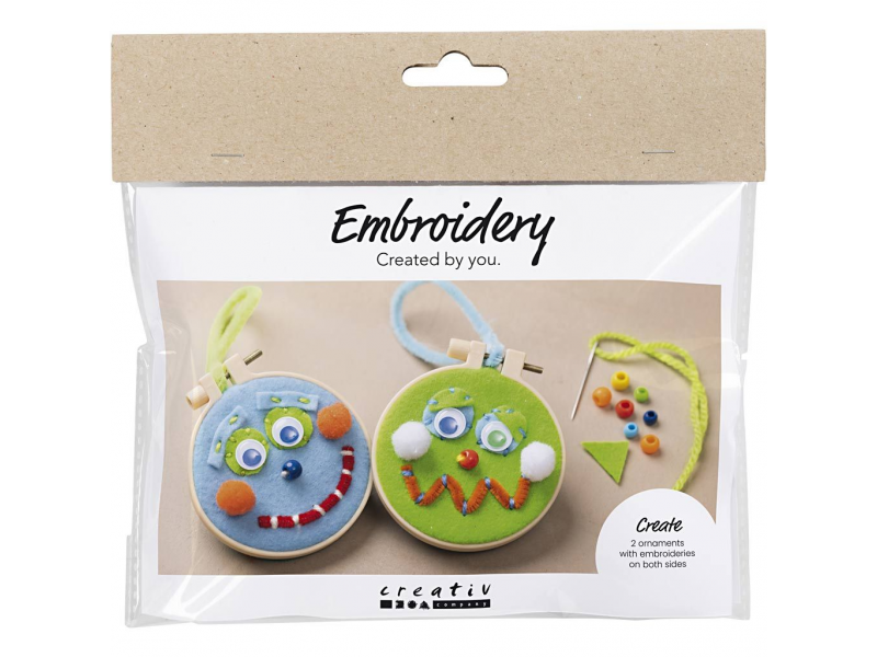 Kreativní sada Vyšívání smajlíků
