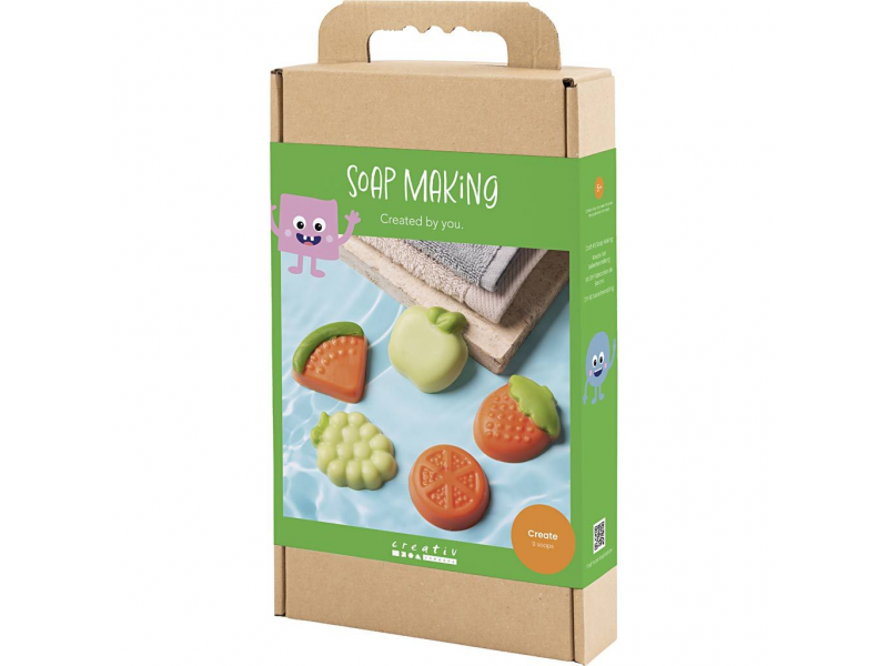 Kreativní sada výroba mýdla Fruit Green Orange