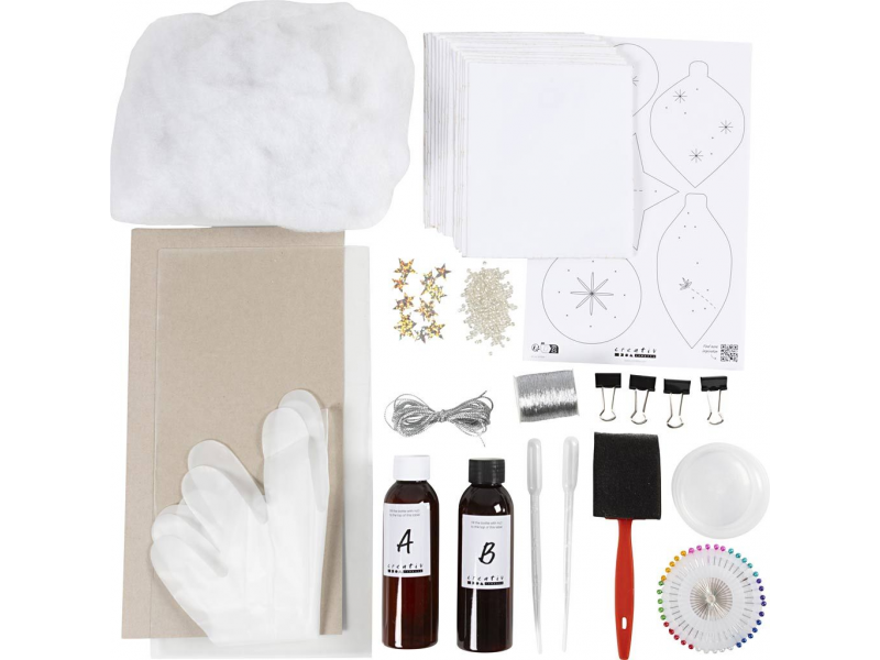 Kreativní sada Kyanotypie vánoční ozdoby