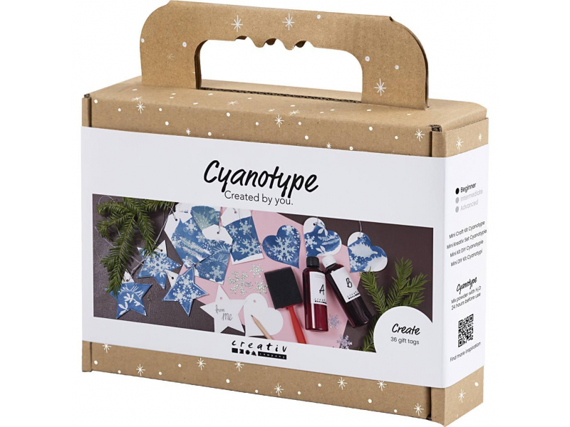 Kreativní sada Kyanotypie dárkové visačky