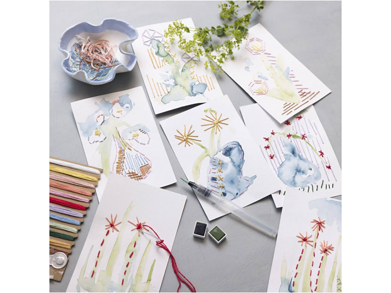 Kreativní sada Malování a vyšívání