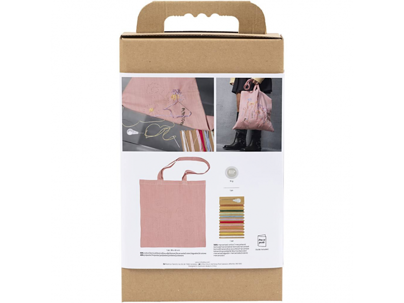 Kreativní sada Vyšívaná textilní taška