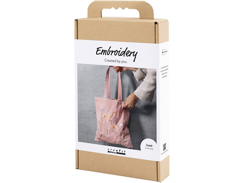 Kreativní sada Vyšívaná textilní taška