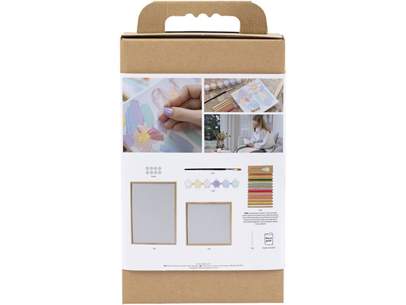 Kreativní sada Akrylové malování a vyšívání