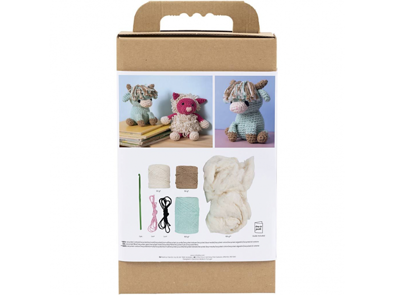 Sada na háčkování Amigurumi kravička