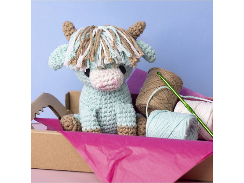 Sada na háčkování Amigurumi kravička