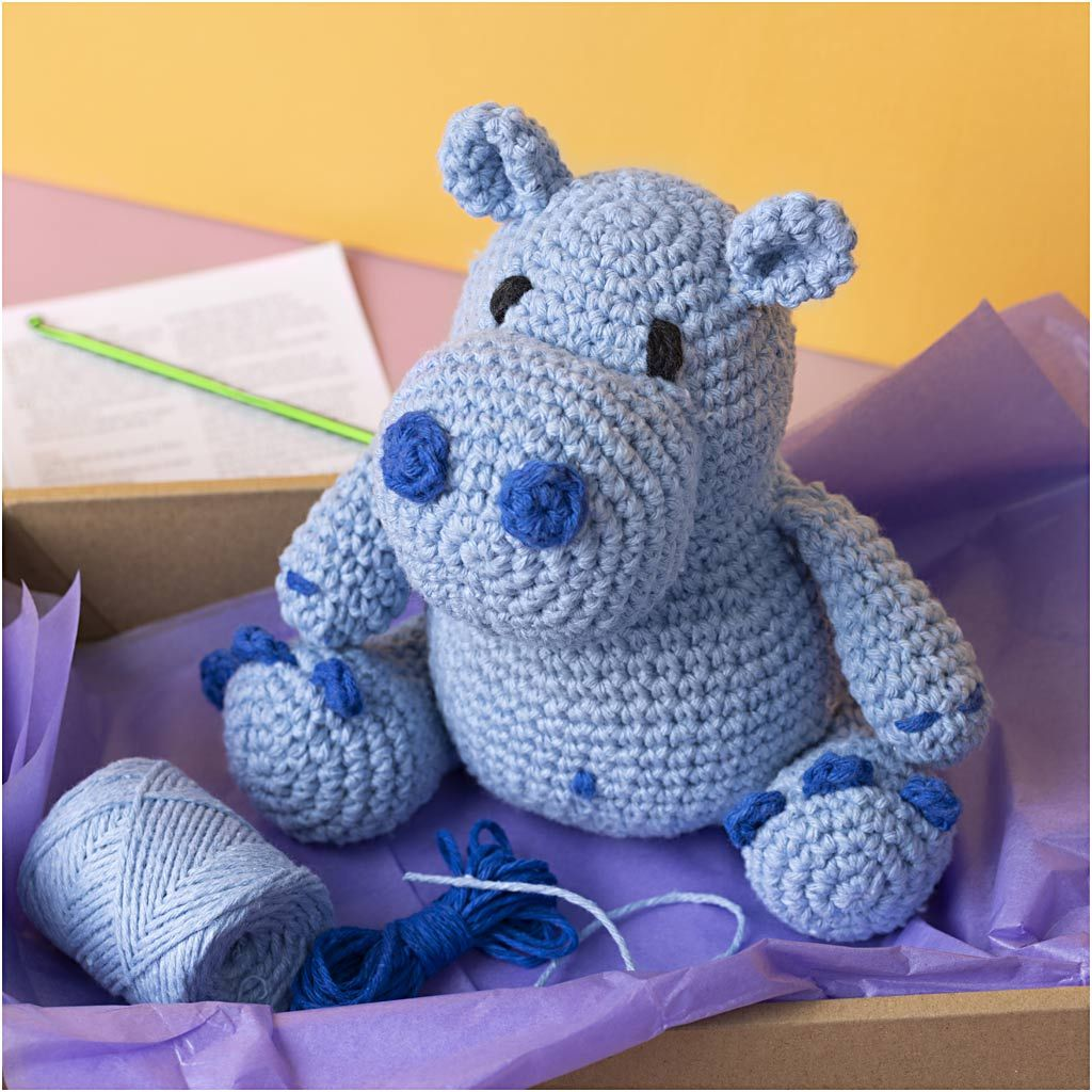 Sada na háčkování Amigurumi hroch