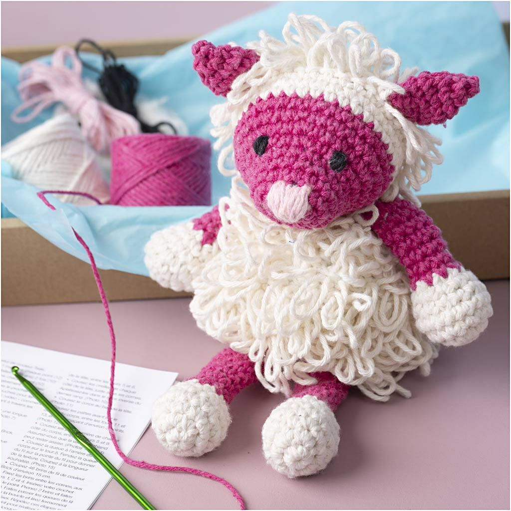 Sada na háčkování Amigurumi ovečka