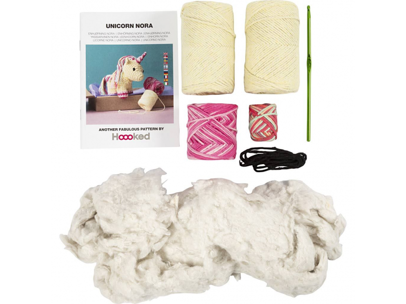 Sada na háčkování Amigurumi jednorožec
