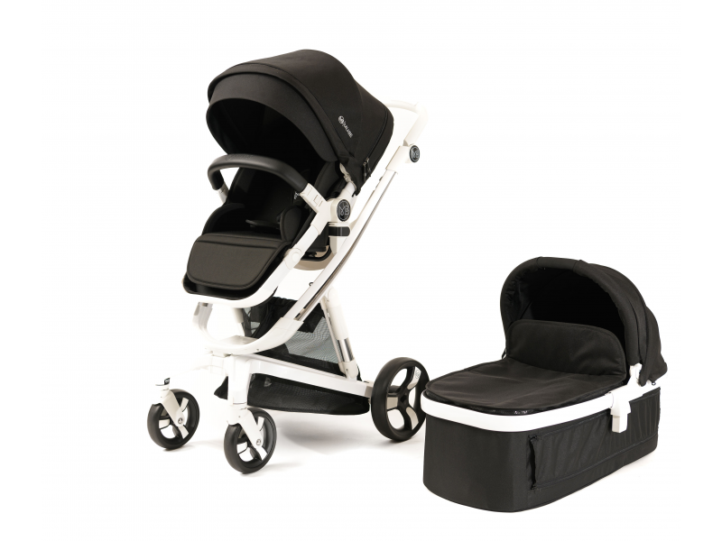 Milkbe Kočárek a korbička Lullaby Black 2019