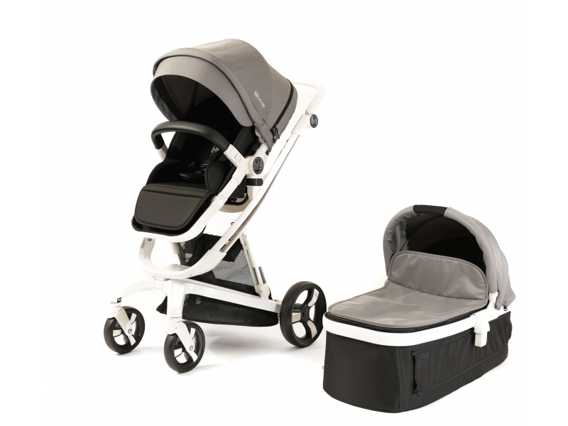 Milkbe Kočárek a korbička Lullaby Grey 2019