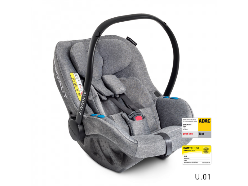 Avionaut Autosedačka PIXEL (45-86cm, 0-13kg) 2019 Gray Melange