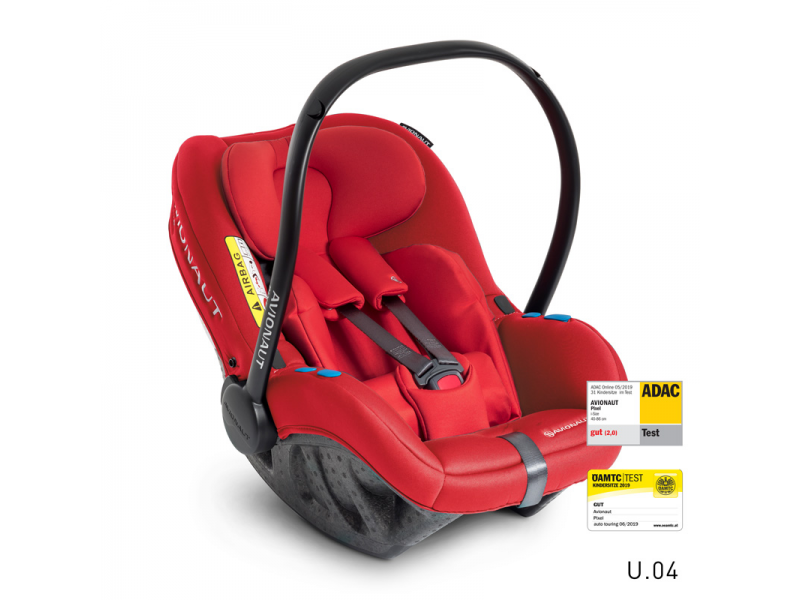 Avionaut Autosedačka PIXEL (45-86cm, 0-13kg) 2020 červená