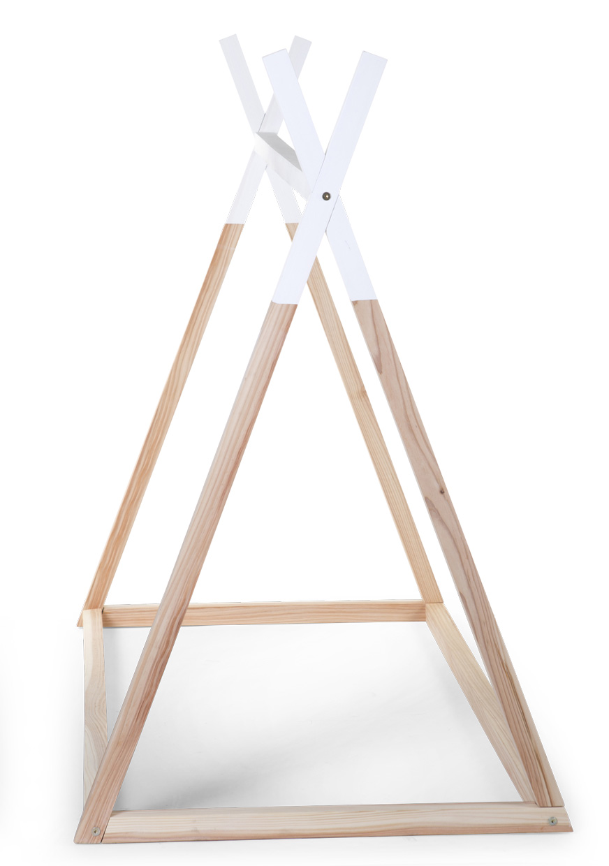 Postel Tipi stan konstrukce Natural White 70x140cm
