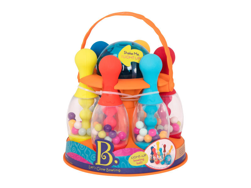 Bowling sada se svítící koulí