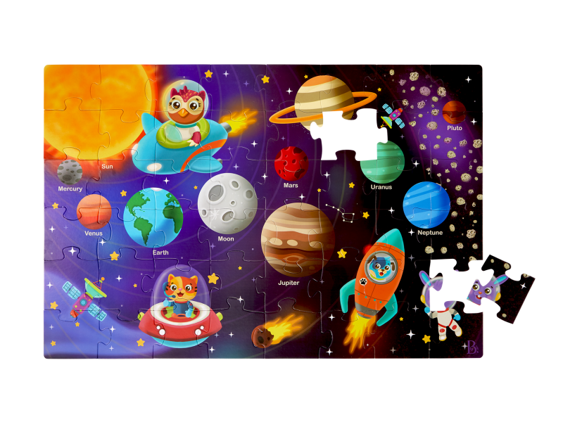 B-Toys Puzzle maxi 48 ks Slnečná sústava