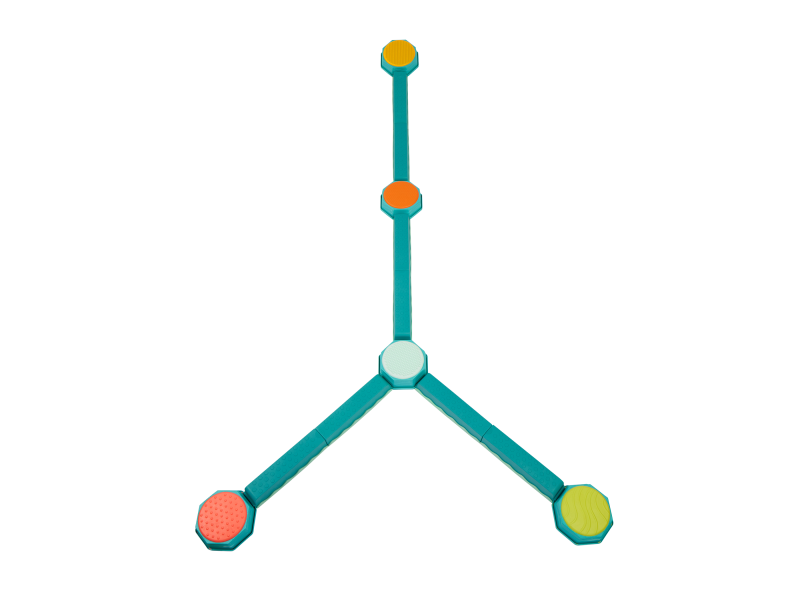 Překážková dráha se stupínky Balance & Build