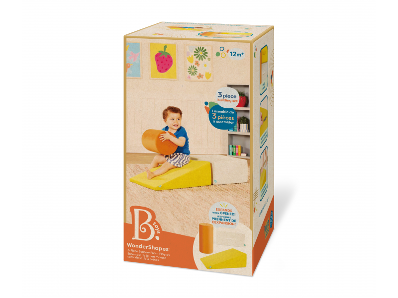 Pěnové tvary maxi s válcem WonderShapes 3 ks