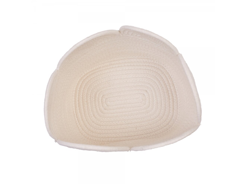 Koš na hračky Květina Off White 30x20x15 cm