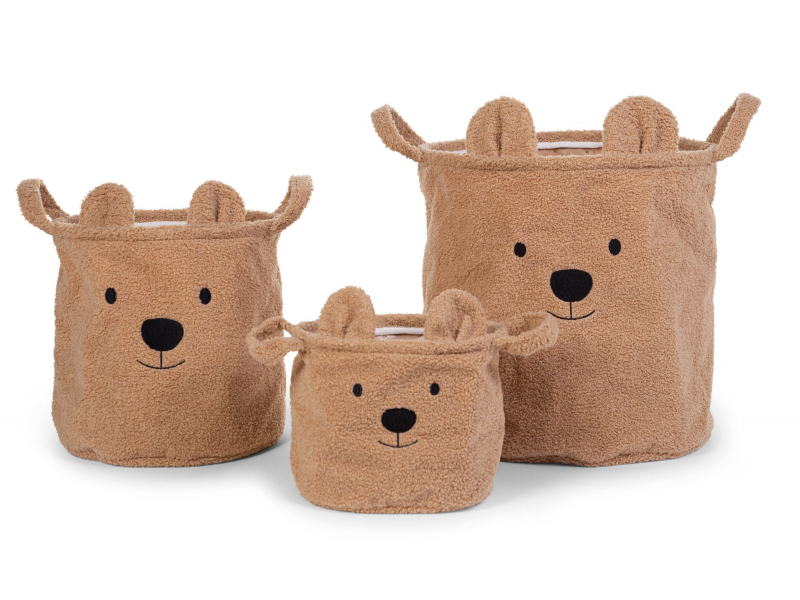 Koš na hračky Teddy Beige 25x20x20 cm