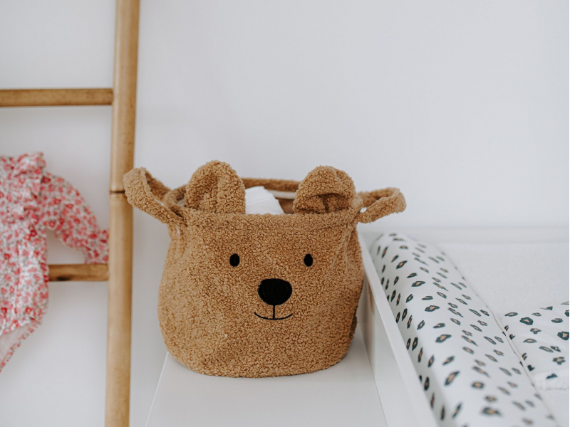 Koš na hračky Teddy Beige 25x20x20 cm