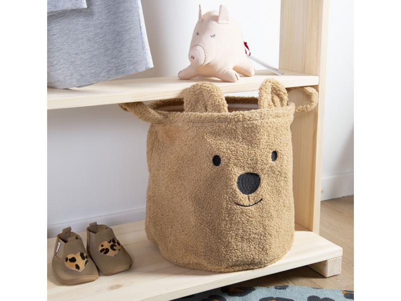 Koš na hračky Teddy Beige 30x30x30 cm