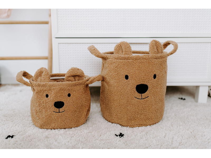Koš na hračky Teddy Beige 30x30x30 cm