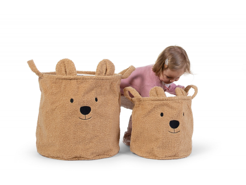 Koš na hračky Teddy Beige 30x30x30 cm