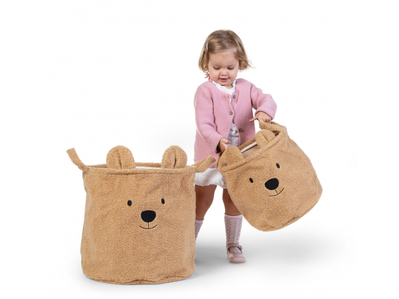 Koš na hračky Teddy Beige 40x40x40 cm