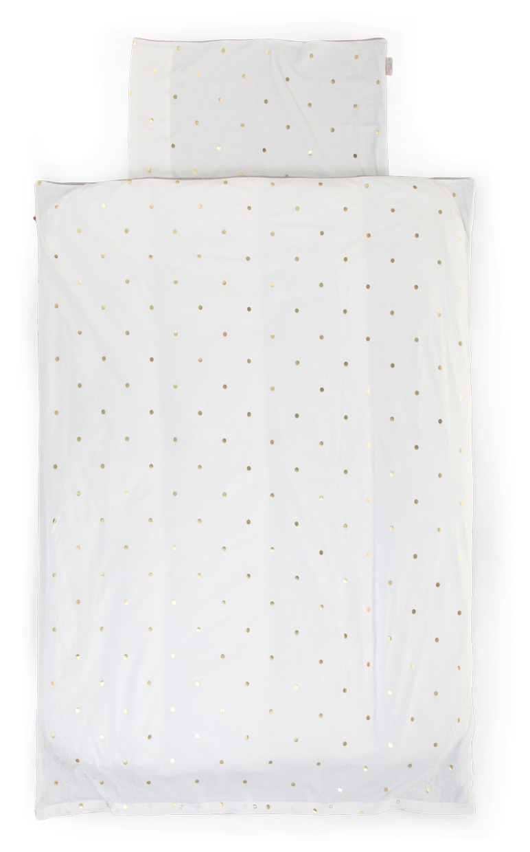 Detské obliečky 2-dielne Jersey Gold Dots