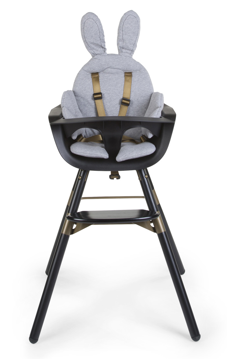 Sedací podložka do dětské židličky Rabbit Jersey Grey