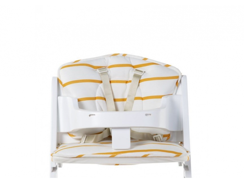 Childhome Sedací polštářky do rostoucí židličky Jersey Ochre Stripes
