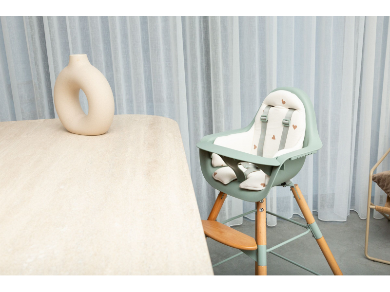 Sedací podložka do židličky Evolu Jersey Hearts