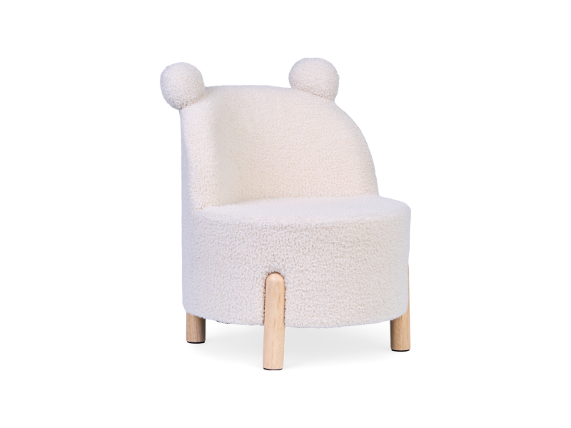 Křeslo dětské Teddy Off White