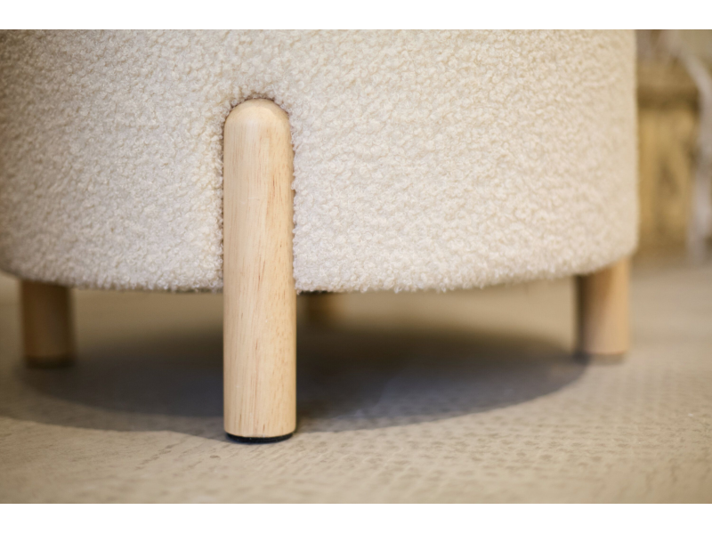 Křeslo dětské Teddy Off White