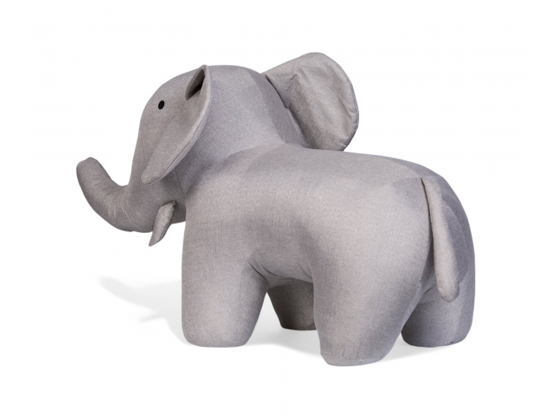 Slon textilní stojící Grey