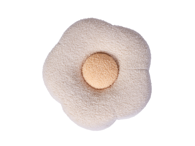 Box na hračky 2v1 Květina Off White