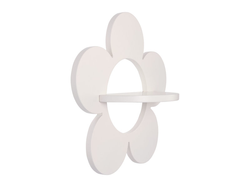 Polička na stěnu Květina