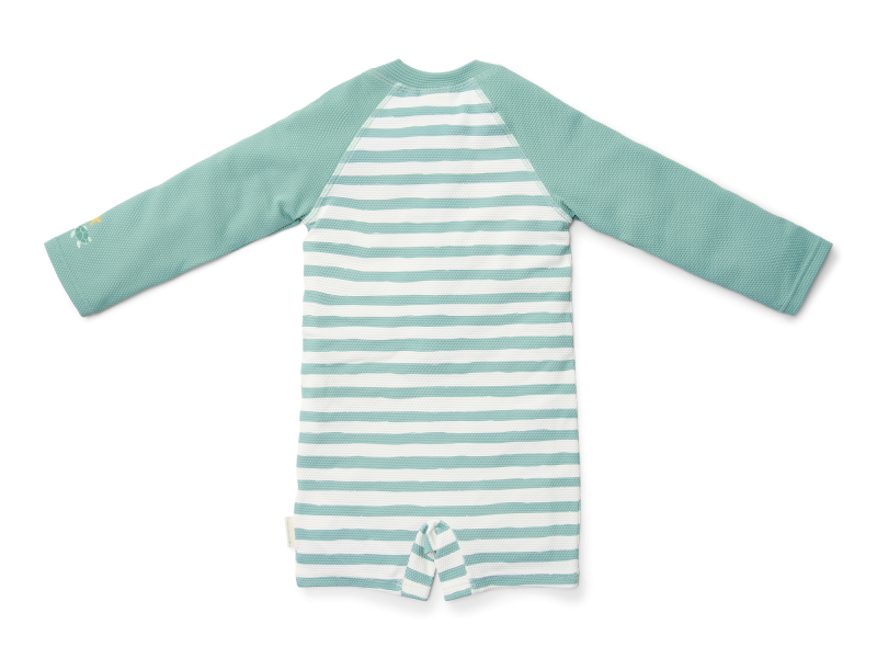 Plavky dlouhý rukáv Stripes Surf Blue vel. 74/80