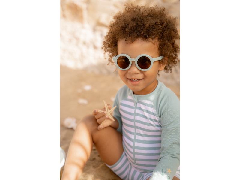 Plavky dlouhý rukáv Stripes Surf Blue vel. 74/80