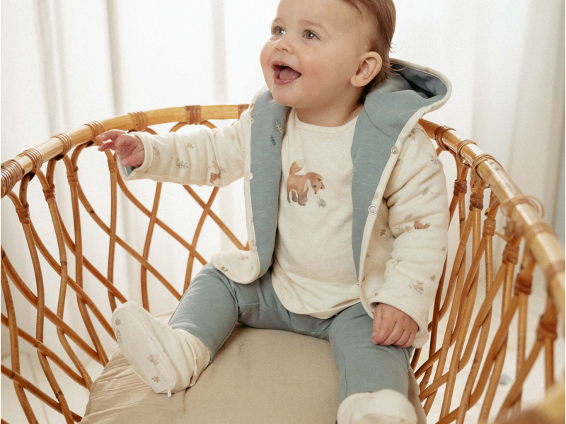 Kabátek oboustranný Stone Blue vel. 68