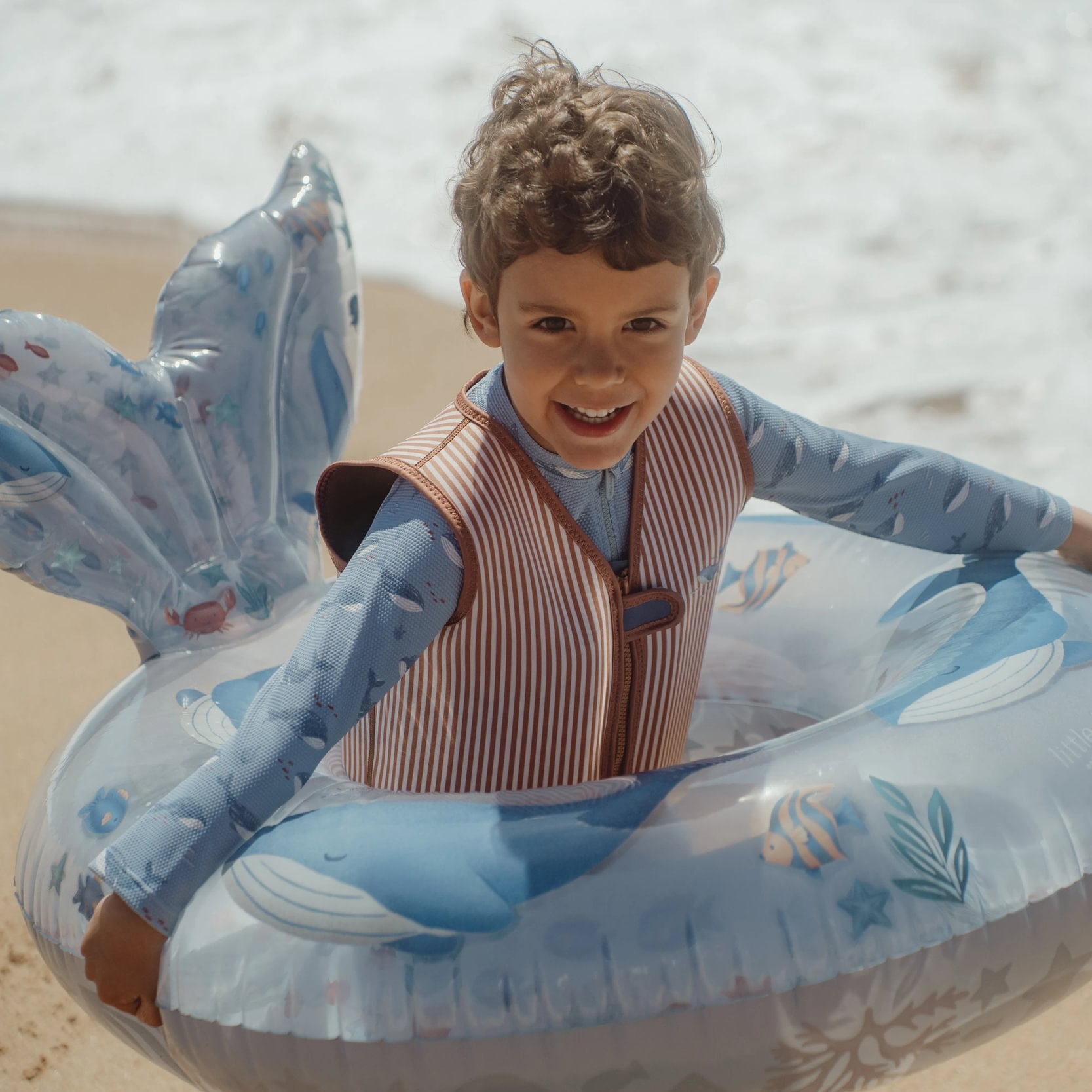 Plavky dlouhý rukáv Ocean Splash vel. 62/68