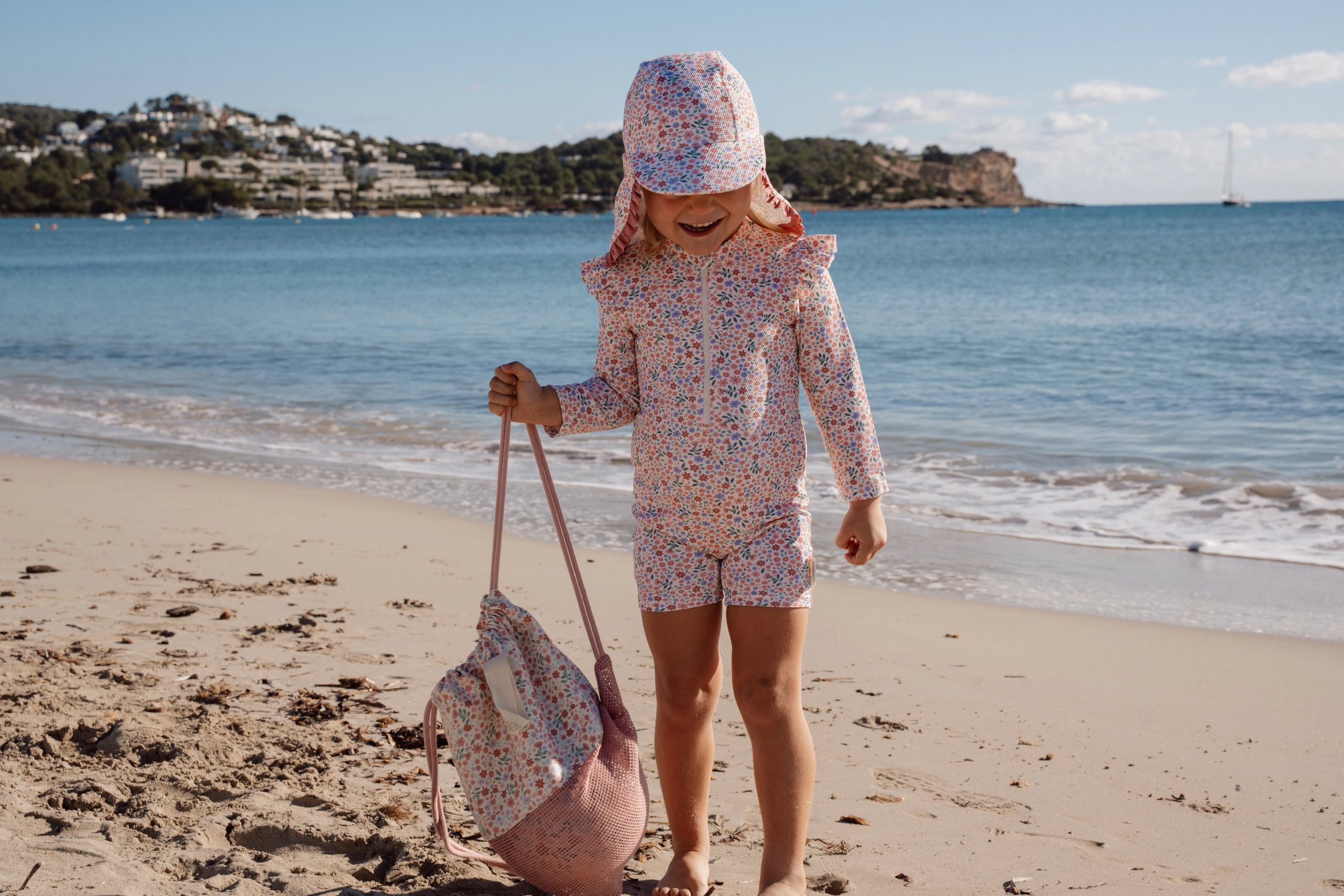 Plavky dlouhý rukáv Dreamy Flowerfield vel. 62/68