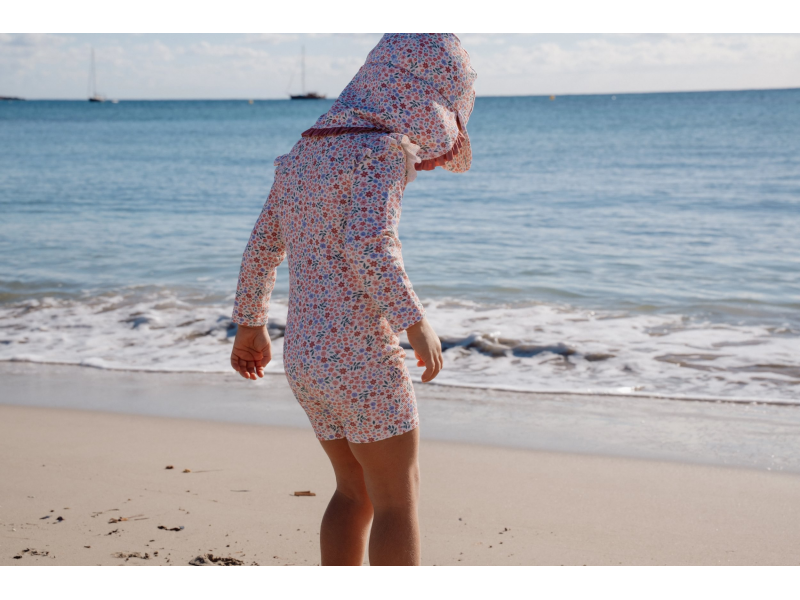 Plavky dlouhý rukáv Dreamy Flowerfield vel. 62/68