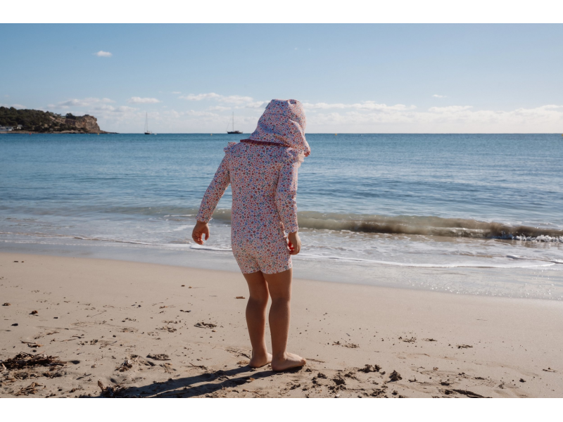 Plavky dlouhý rukáv Dreamy Flowerfield vel. 74/80