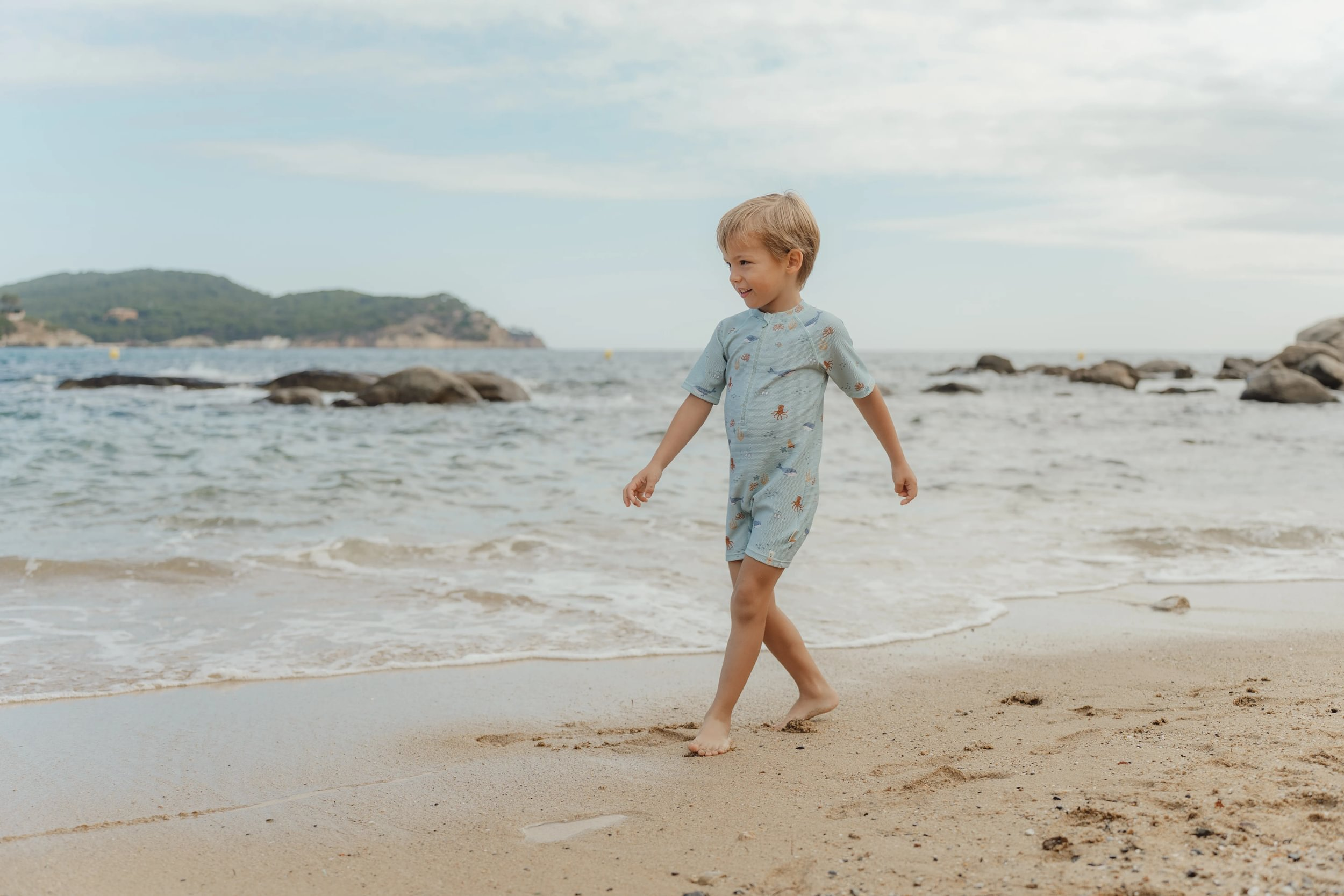 Plavky krátký rukáv Ocean Friends vel. 86/92