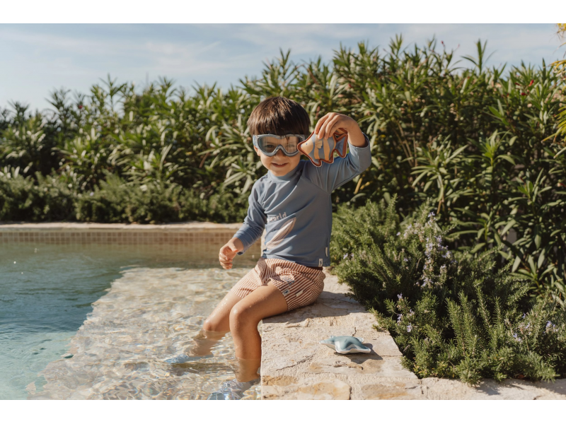 Plavecké triko dlouhý rukáv Ocean Blue vel. 86/92